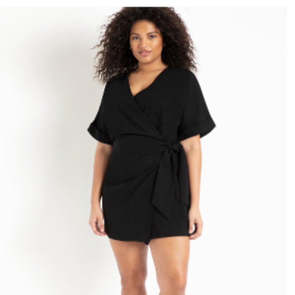 Eloquii Wrap Skirt Romper with tags - Size 24